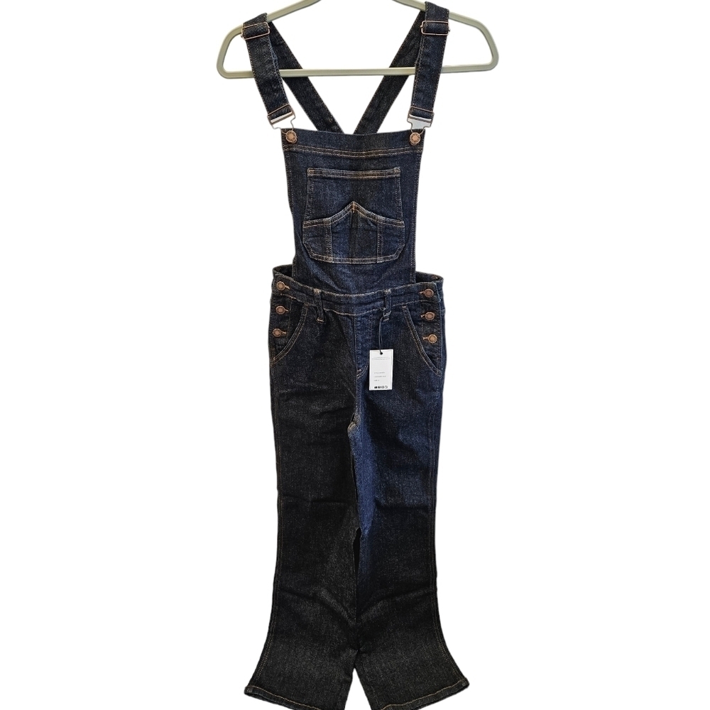 Judy Blue Long Haul Overalls Dark Denim NEW
